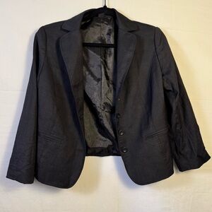 Gap Women's Black Blazer Size 8